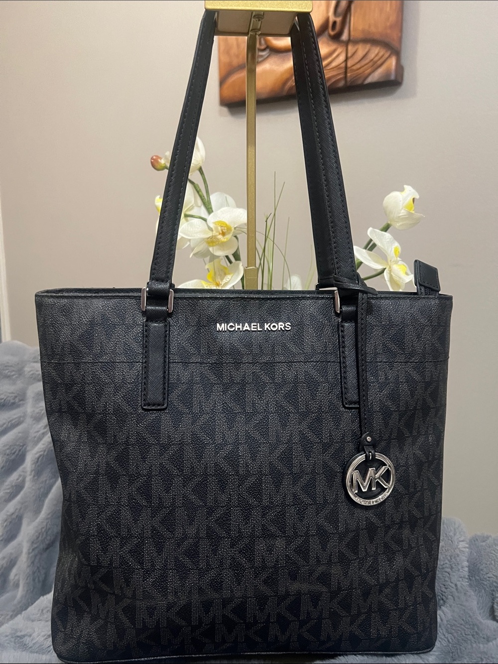 Michael Kors Black Jet Set Tote GUC